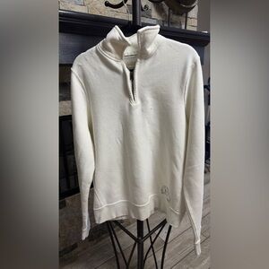 Abercrombie & Fitch Cream Zip-Up Sweater